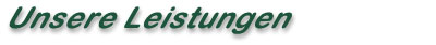Unsere Leistungen
